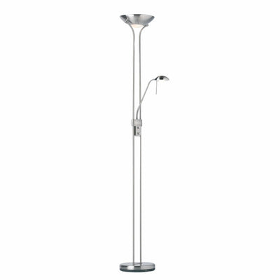 Bodhi Lighting Frieze Floor Lamp Satin Chrome House of Isabella UK