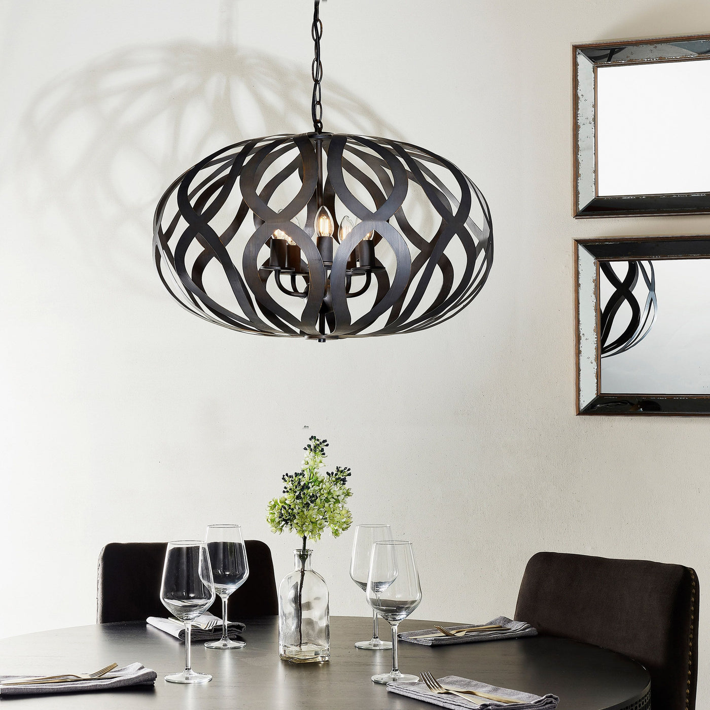 Bodhi Lighting Grasmere 5 Pendant Light House of Isabella UK