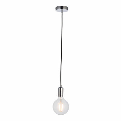 Bodhi Lighting Gwennap Pendant Light Chrome House of Isabella UK