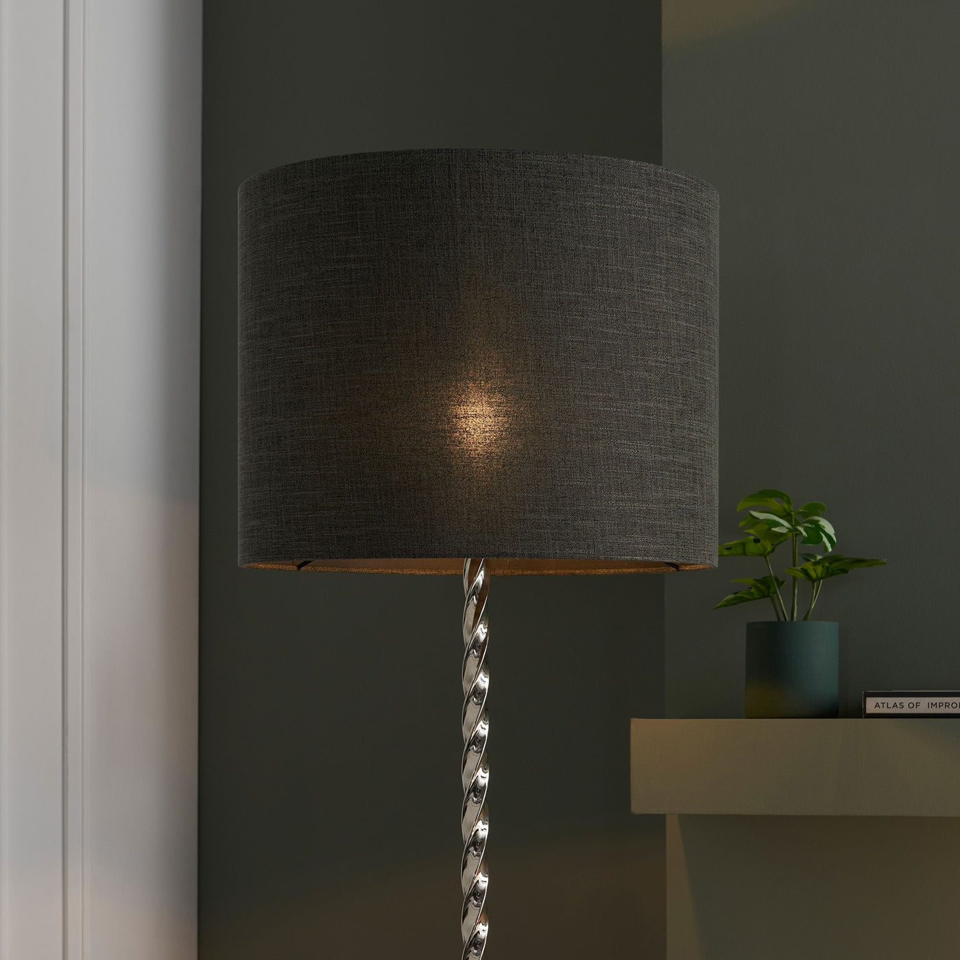 Bodhi Lighting Gwithian Floor Lamp - Bright Nickel House of Isabella UK