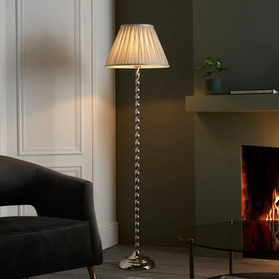 Bodhi Lighting Gwithian Floor Lamp - Bright Nickel House of Isabella UK