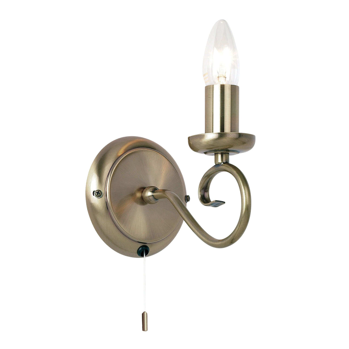 Hatherleigh Wall Light Antique Brass.