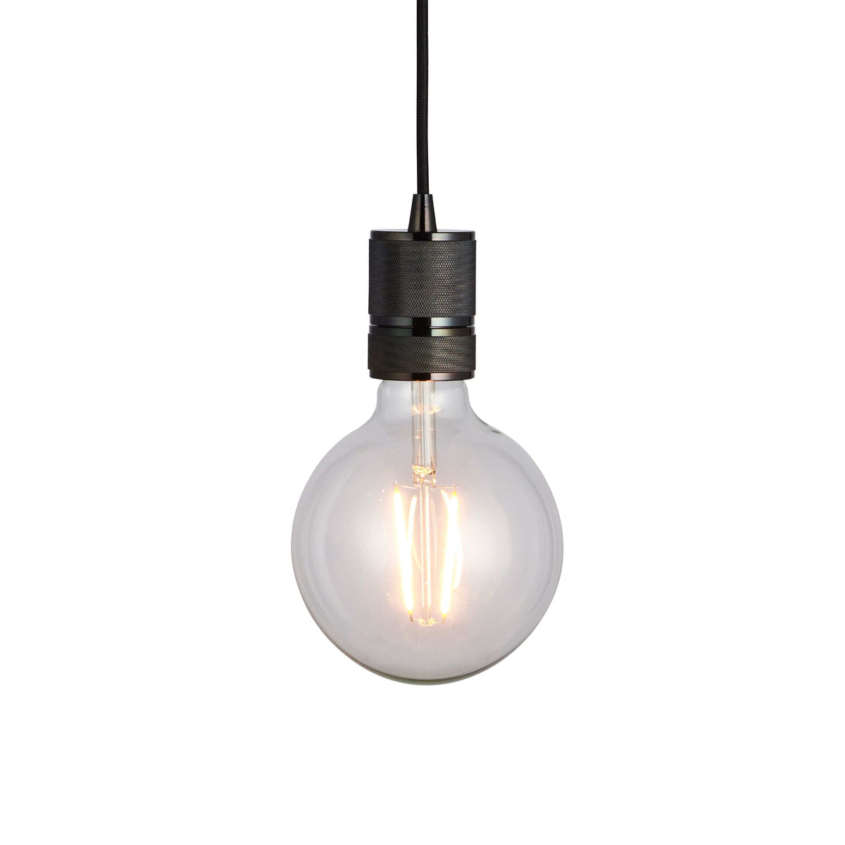 Headless Pendant Light Black Chrome.
