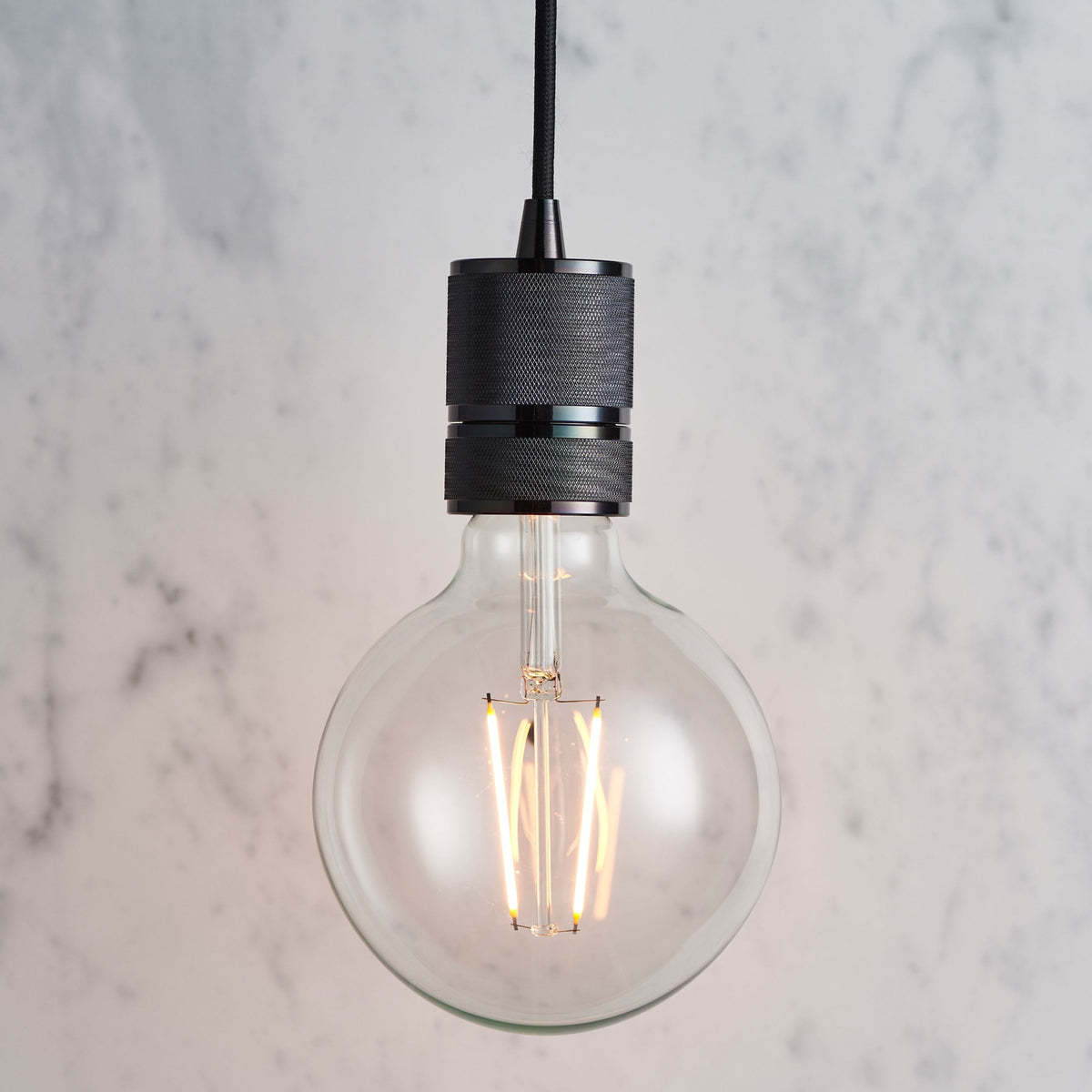 Headless Pendant Light Black Chrome.
