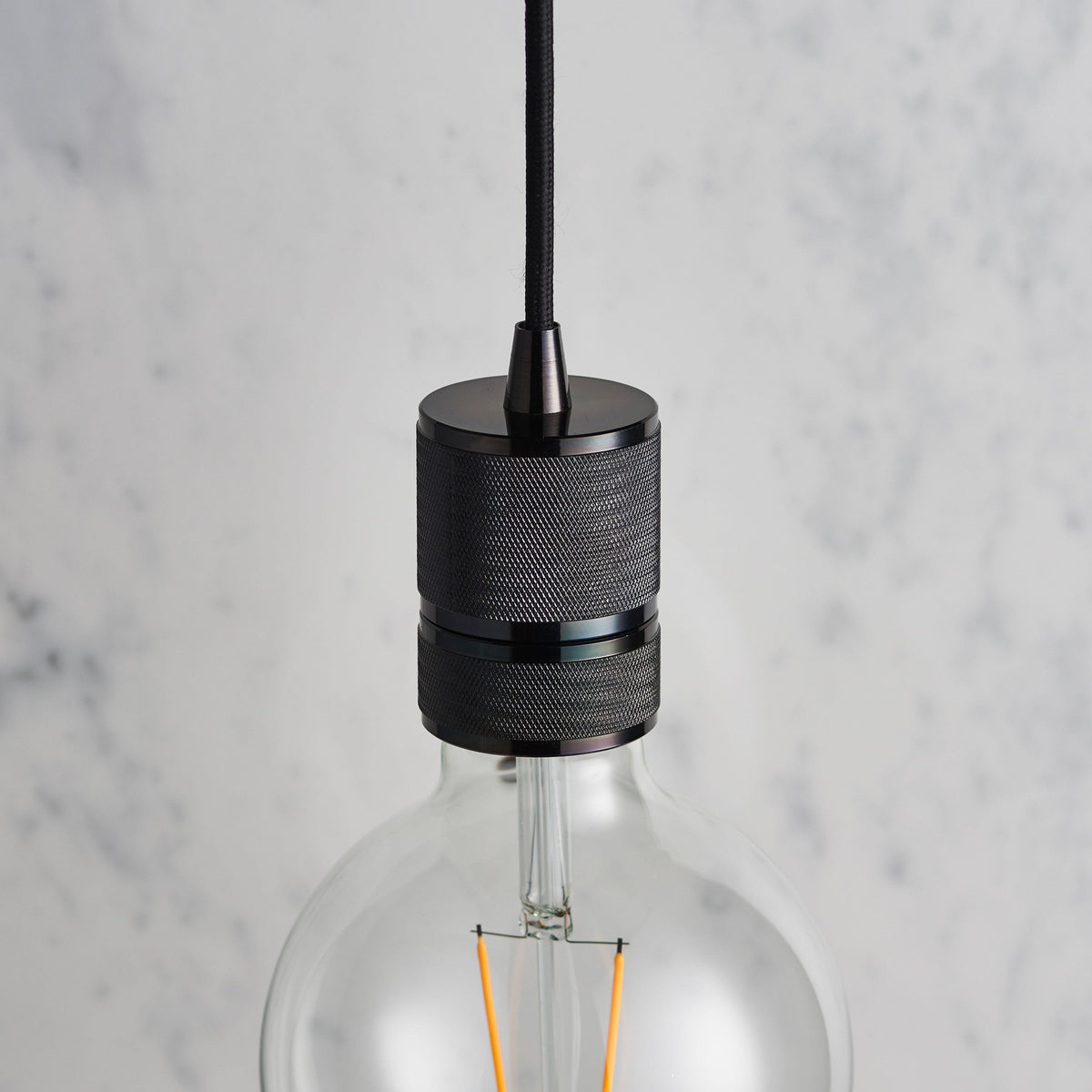 Headless Pendant Light Black Chrome.