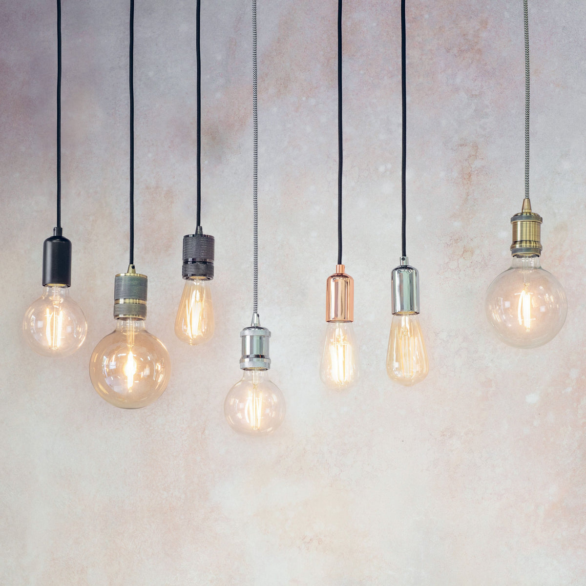 Headless Pendant Light Black Chrome.