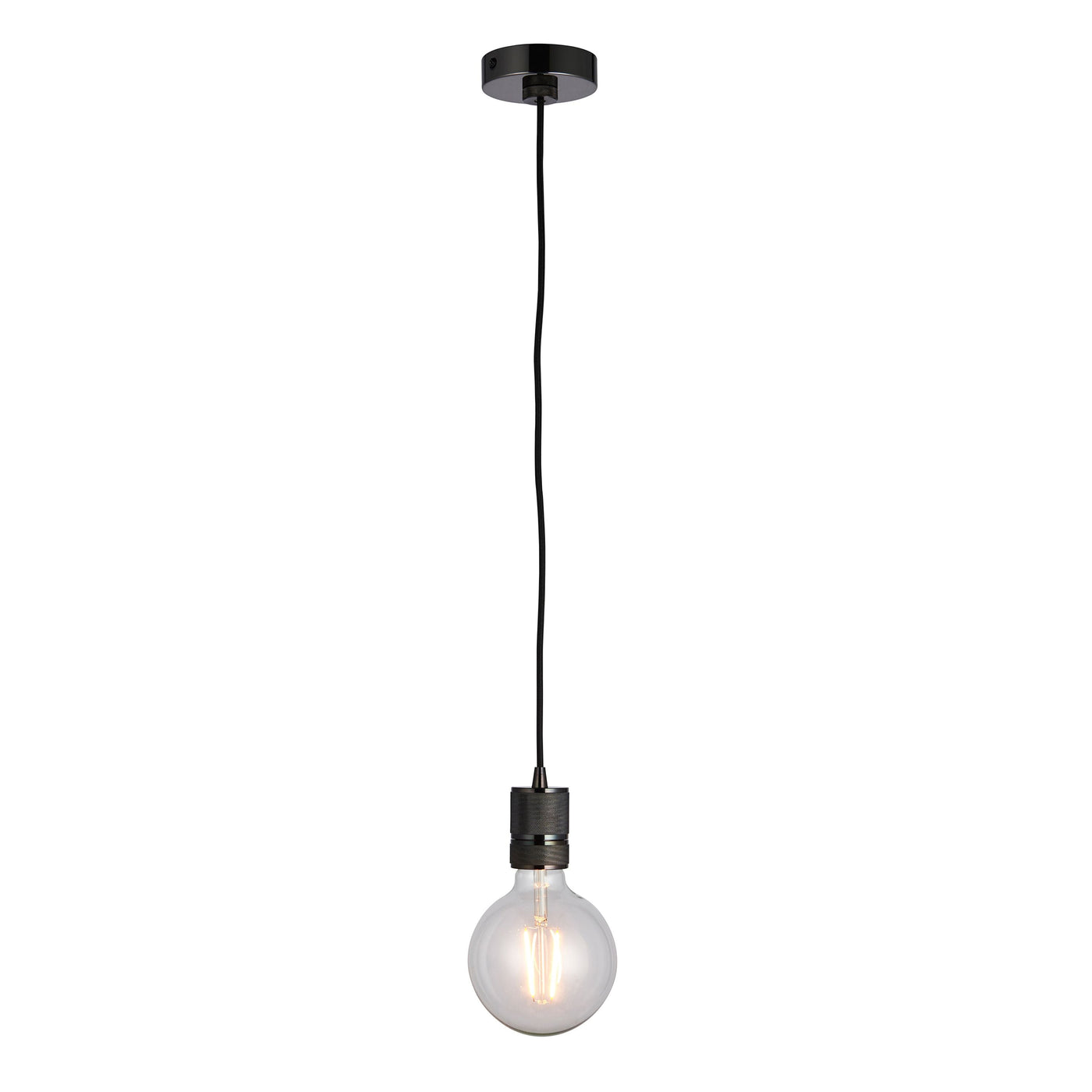 Bodhi Lighting Headless Pendant Light Black Chrome House of Isabella UK