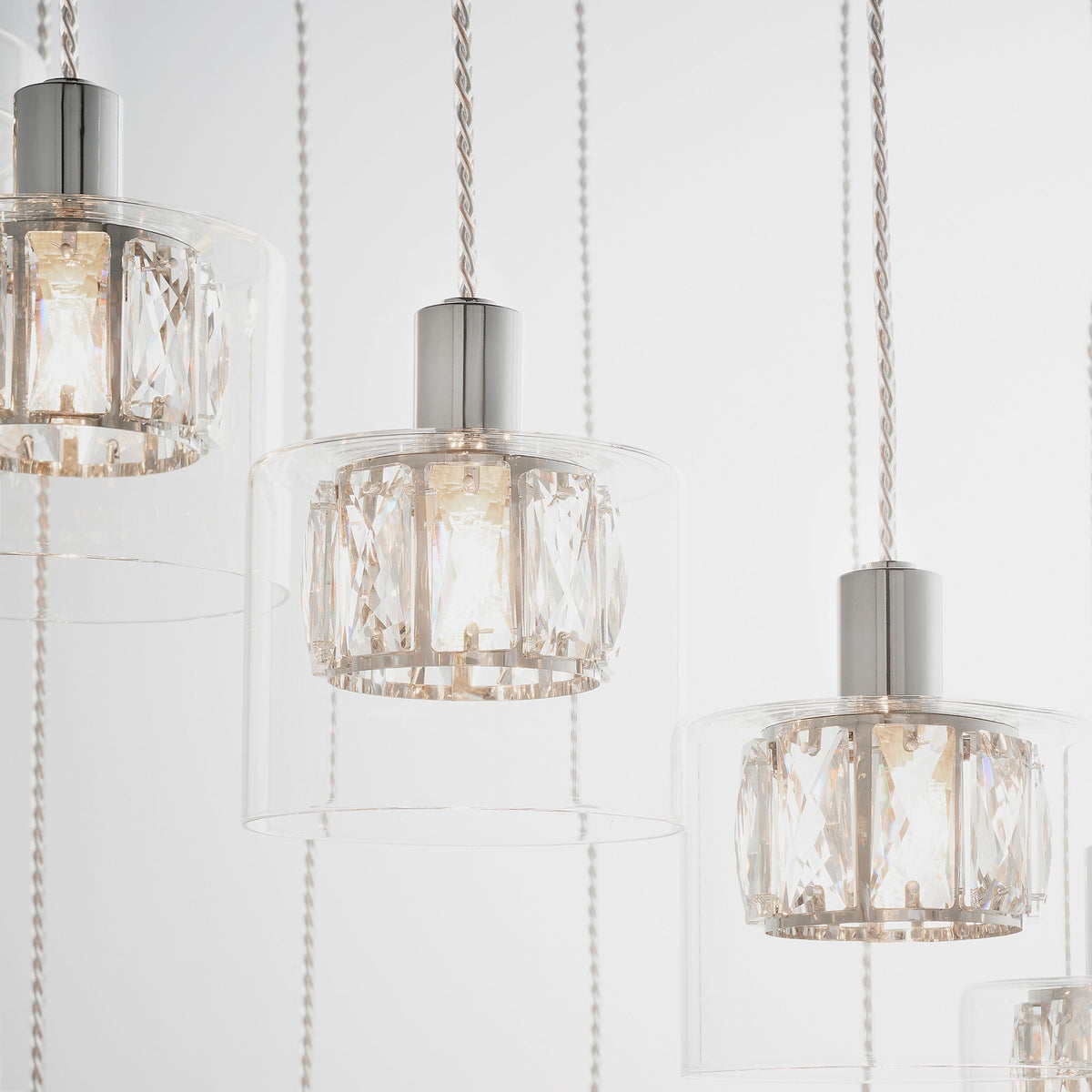 Helland 12 drop pendant light.