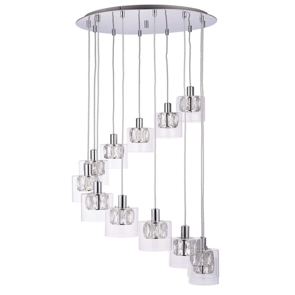 Helland 12 drop pendant light.