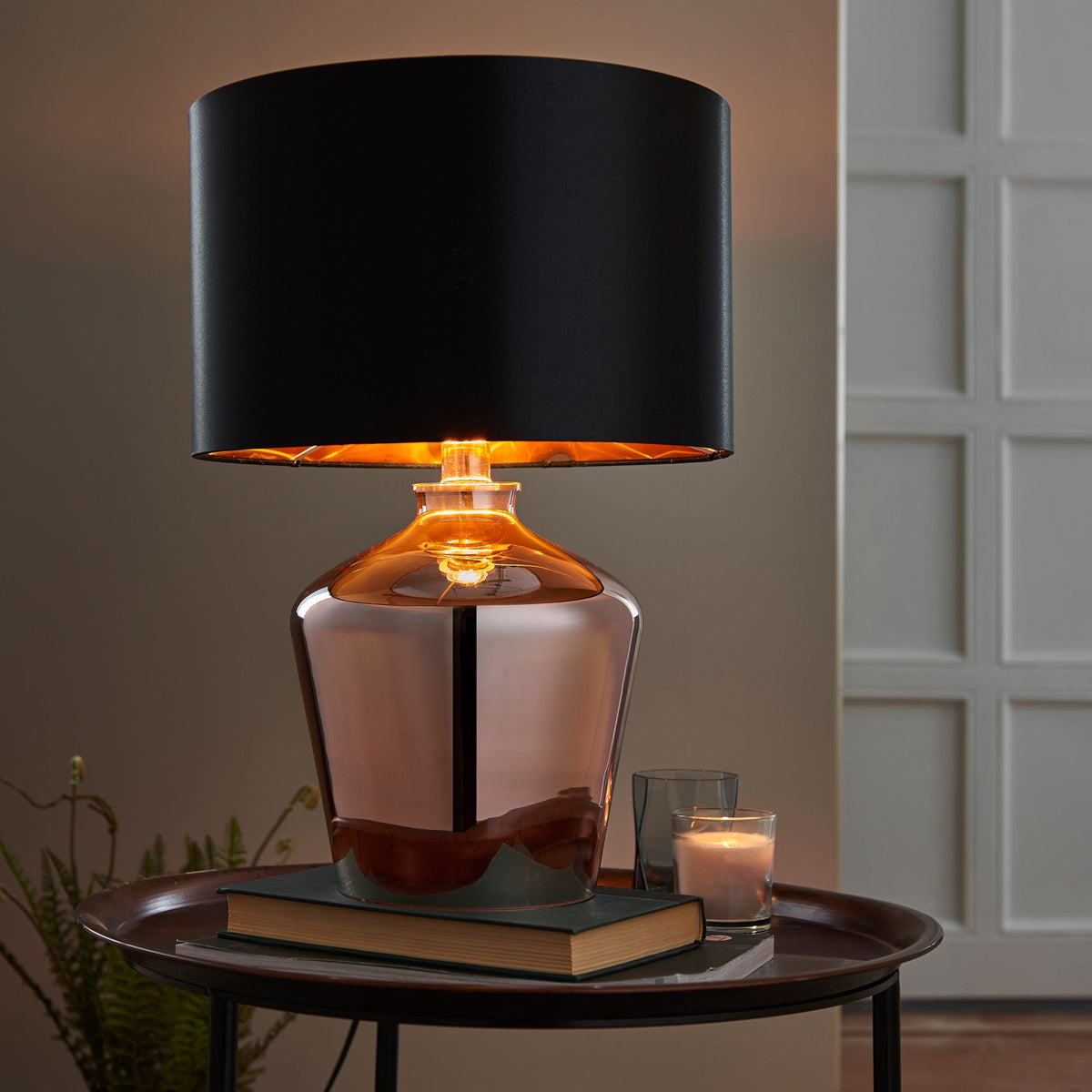 Hersham Table Lamp Copper.