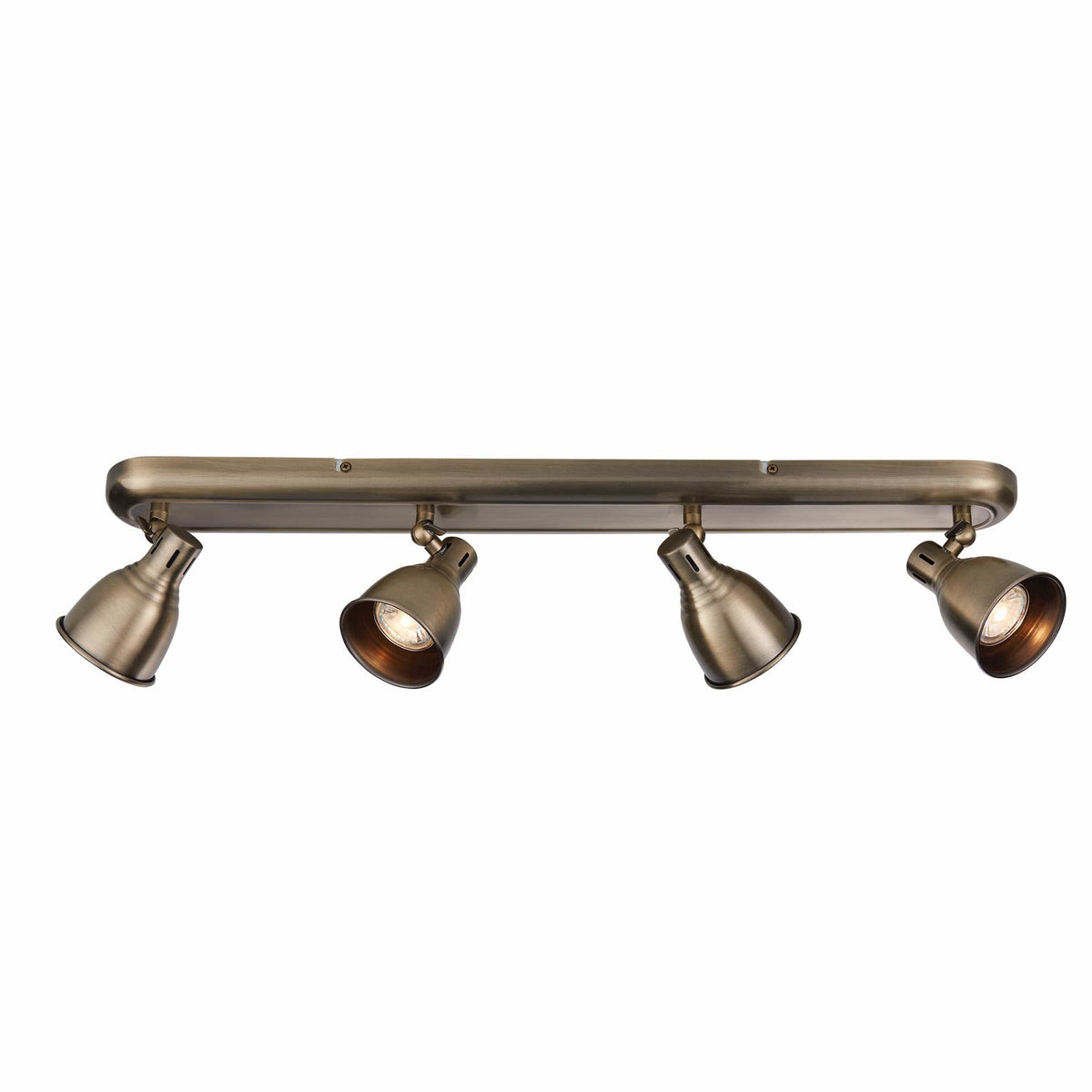 Highbridge 4 Ceiling Light Antique Brass.