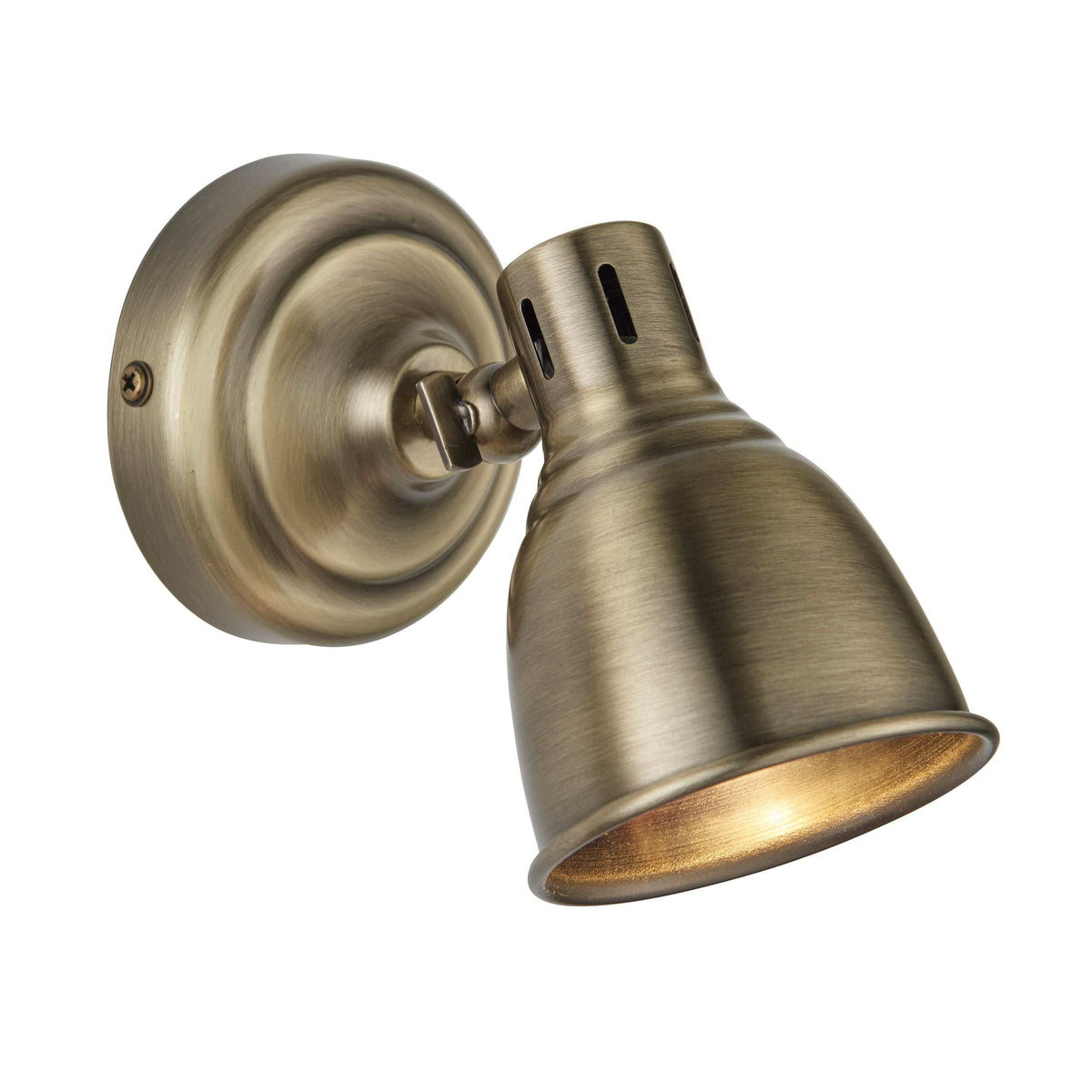 Highbridge Wall Light Antique Brass.