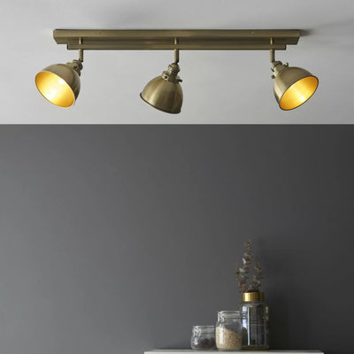 Bodhi Lighting Hoggeston 3 Ceiling Light Brass House of Isabella UK