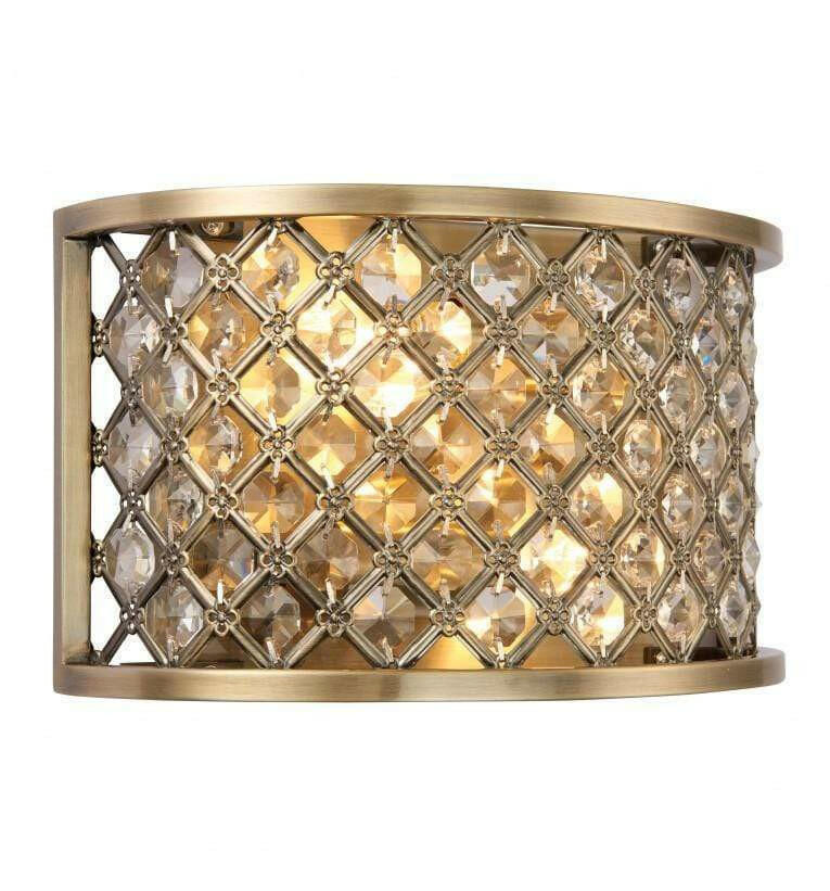 Cinderford Wall Light Antique Brass.