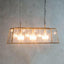 Clanville 3 Pendant Light Antique Brass.