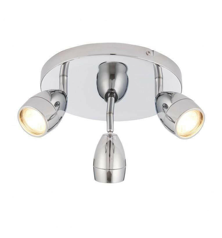 Fareham 3 Spot Lamp - W240 x D240 x H130mm.