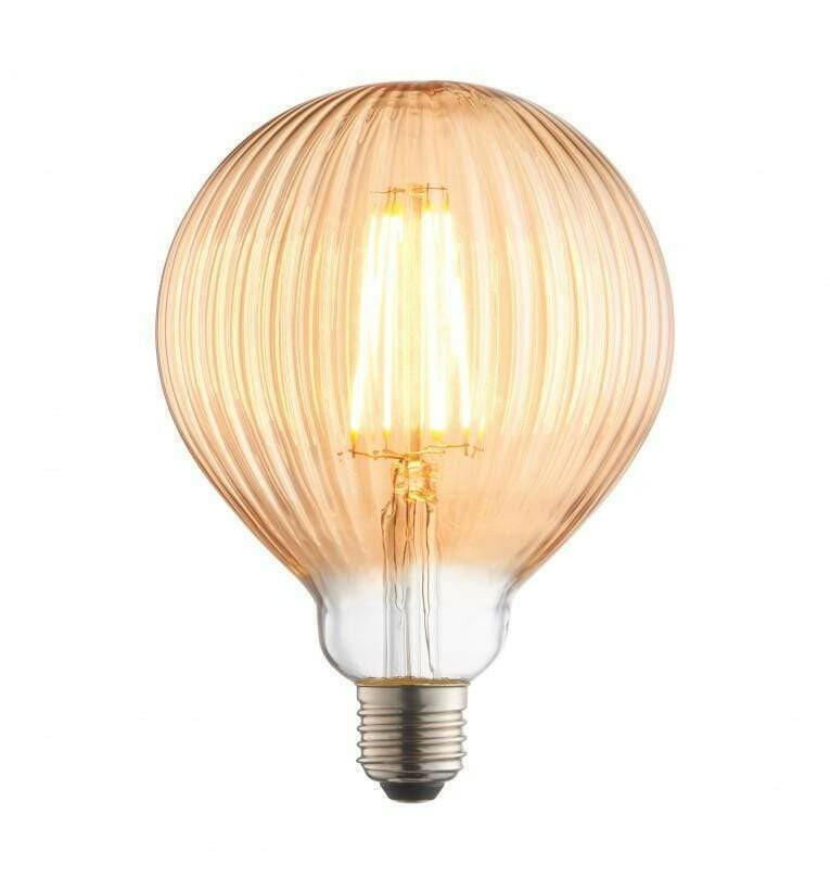 Forder Bulb Amber Glass.