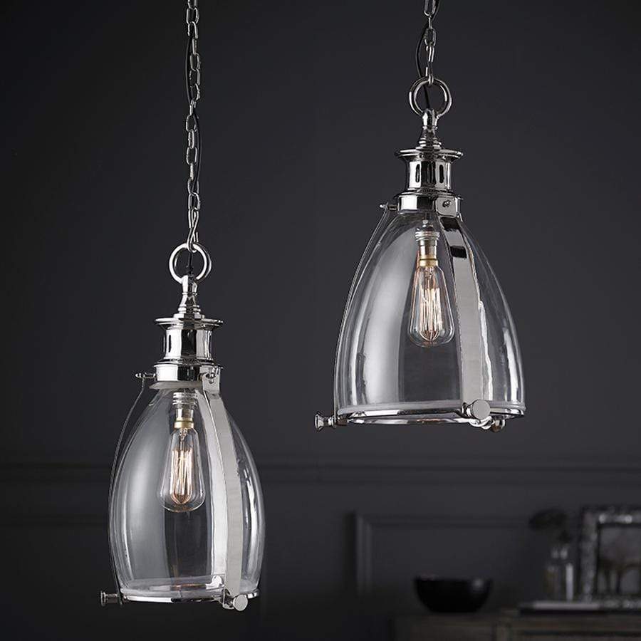 Bodhi Lighting Storni Pendant Light Polished Nickel Small House of Isabella UK