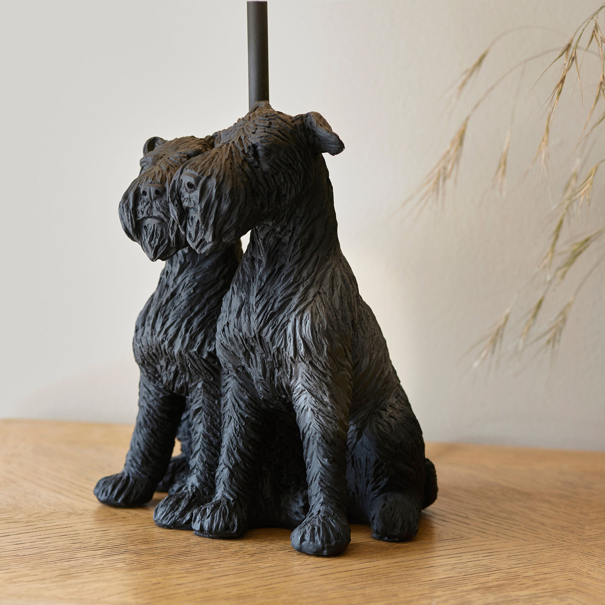 Westie 1 Table Lamp Black.