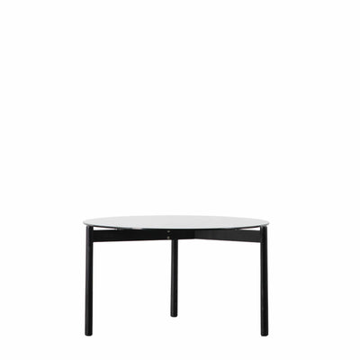 Bodhi Living Drift Coffee Table Black 700x700x400mm House of Isabella UK