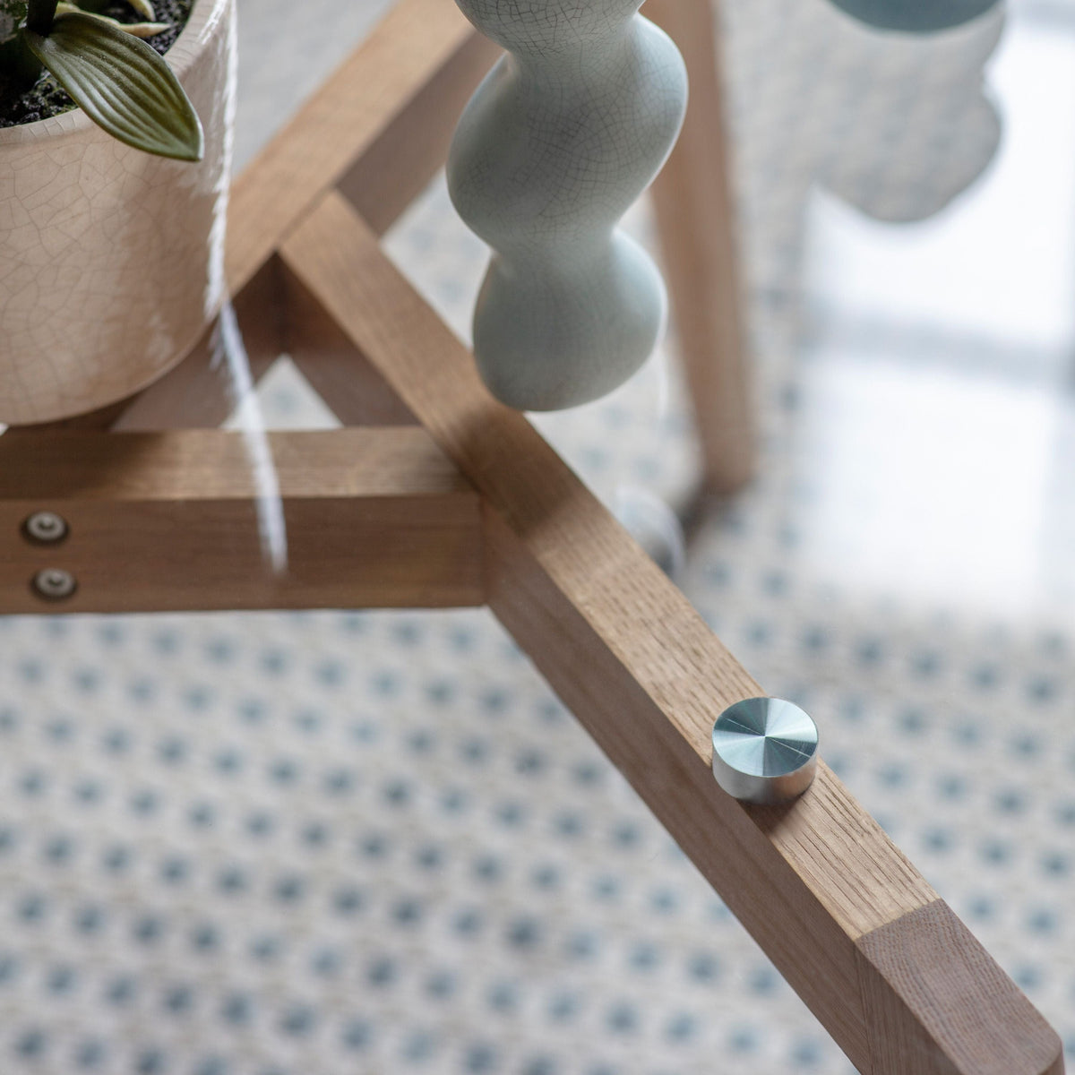 Drift Coffee Table Oak 700x700x400mm.