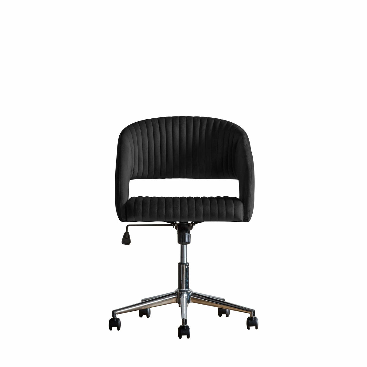 Dunball Swivel Chair Black Velvet.