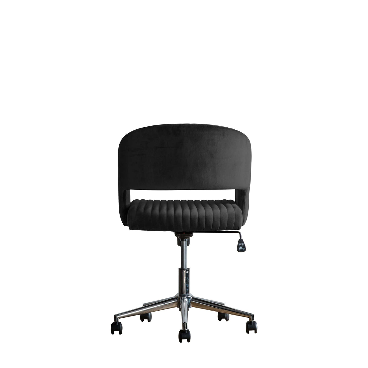 Dunball Swivel Chair Black Velvet.