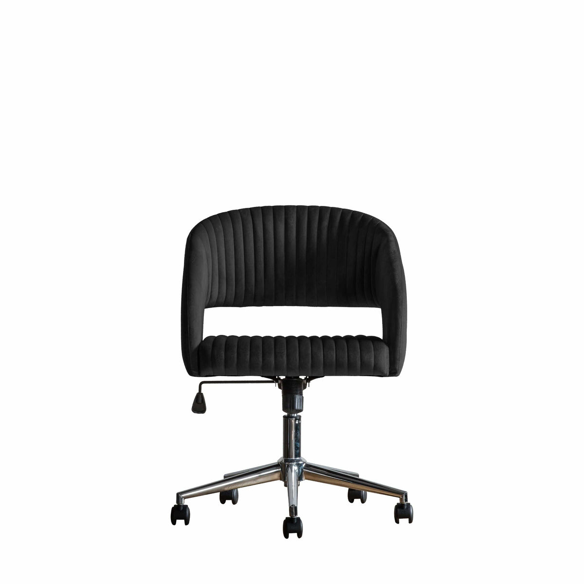 Dunball Swivel Chair Black Velvet.