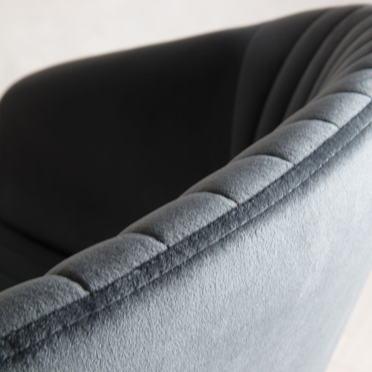 Dunball Swivel Chair Charcoal Velvet.