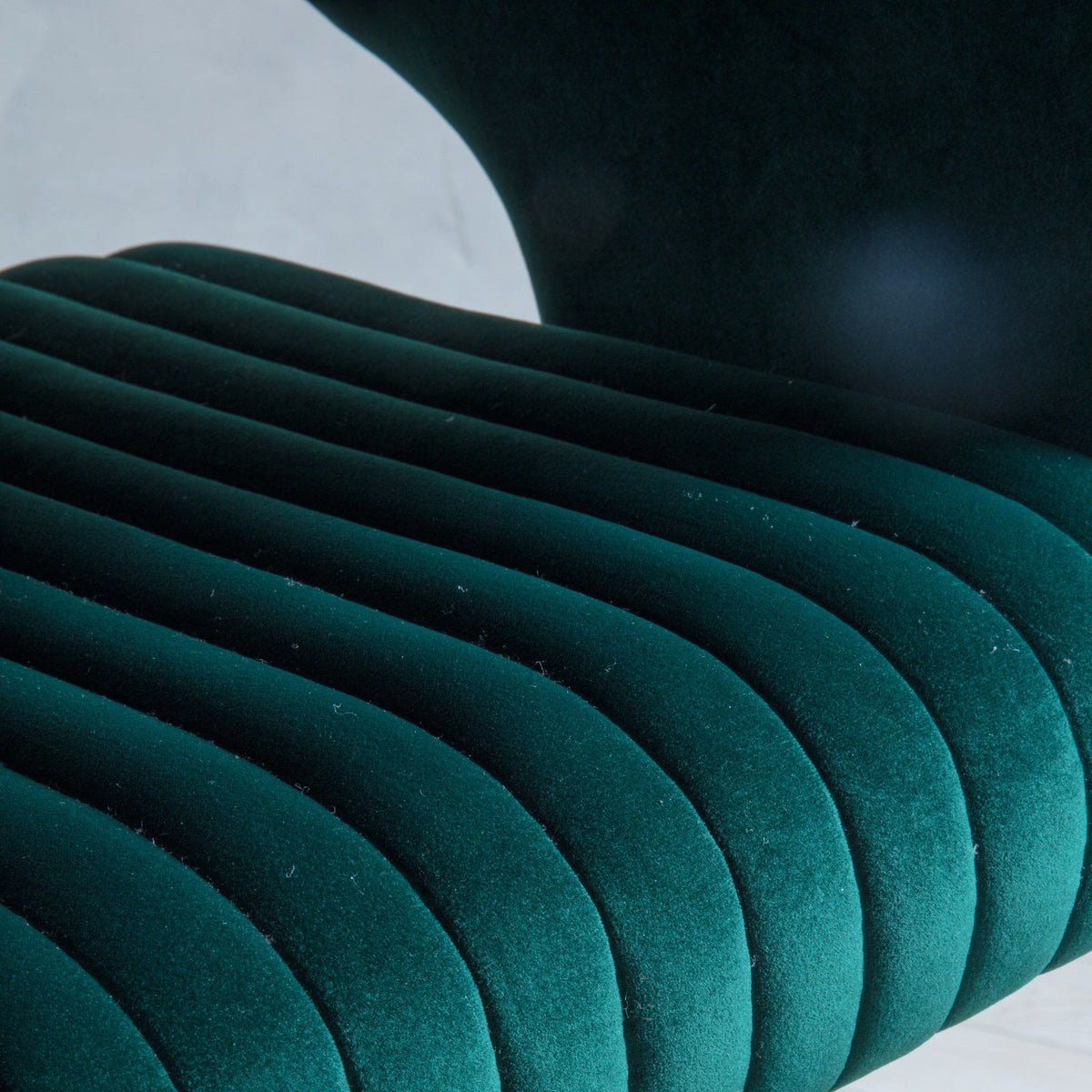 Dunball Swivel Chair Green Velvet.