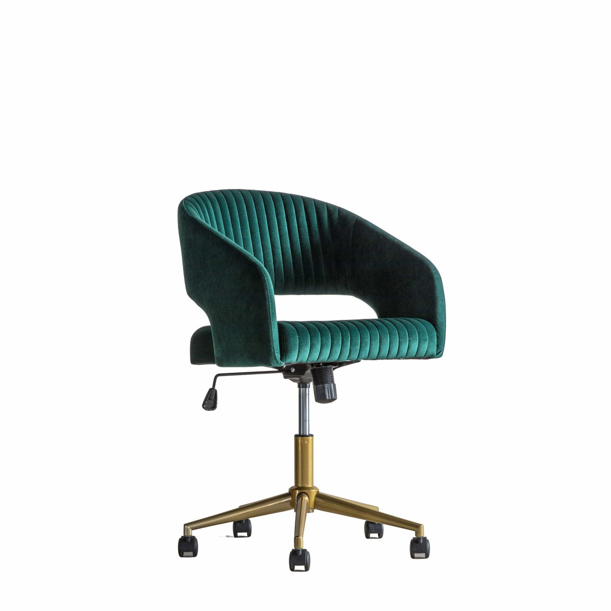 Dunball Swivel Chair Green Velvet.