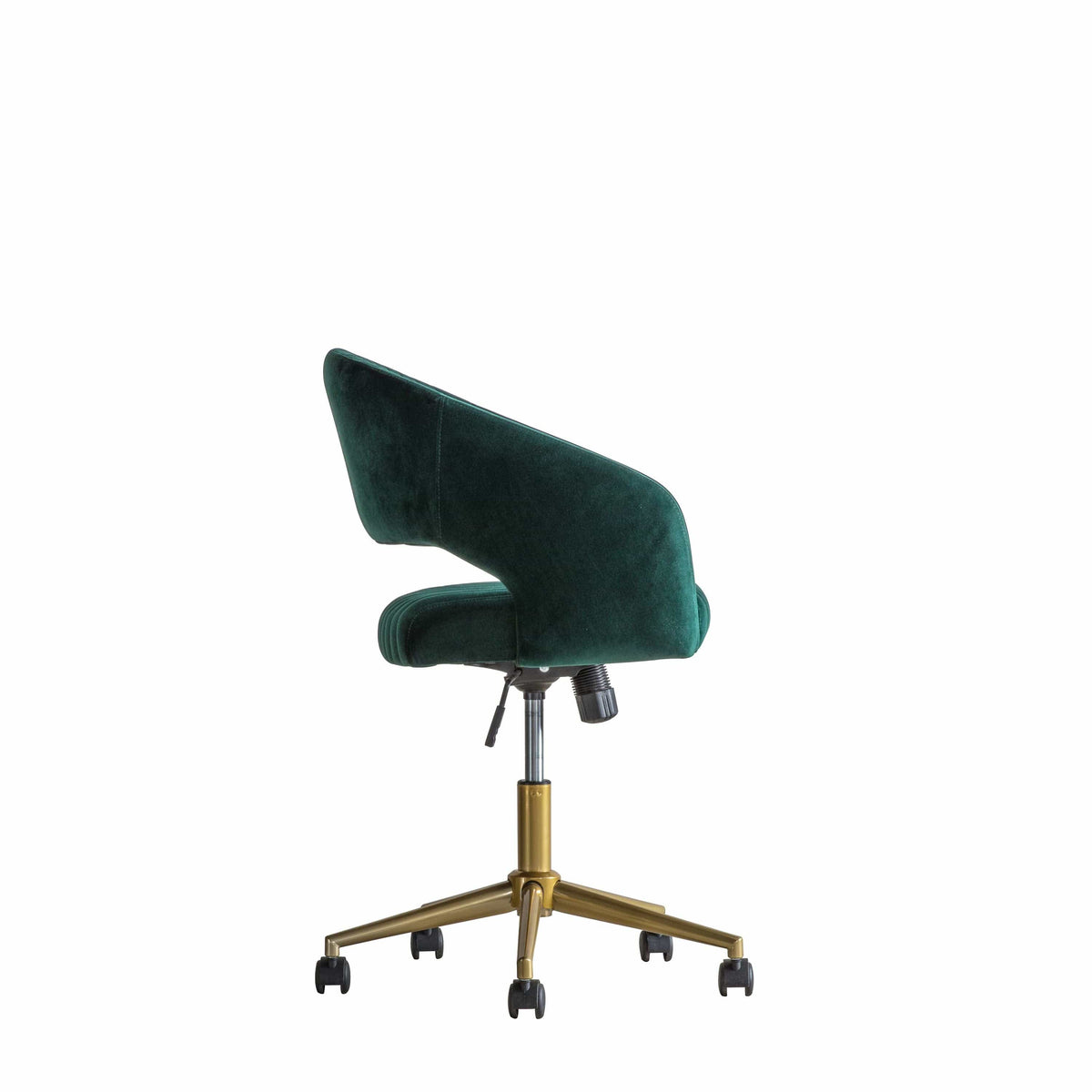 Dunball Swivel Chair Green Velvet.