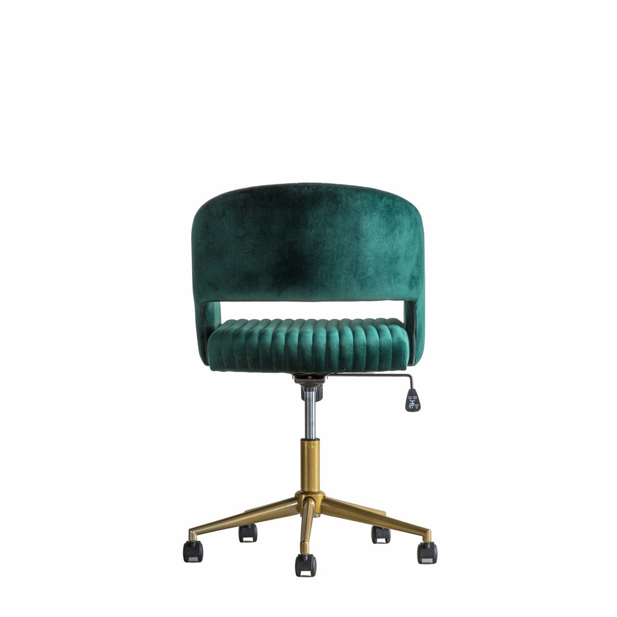 Dunball Swivel Chair Green Velvet.