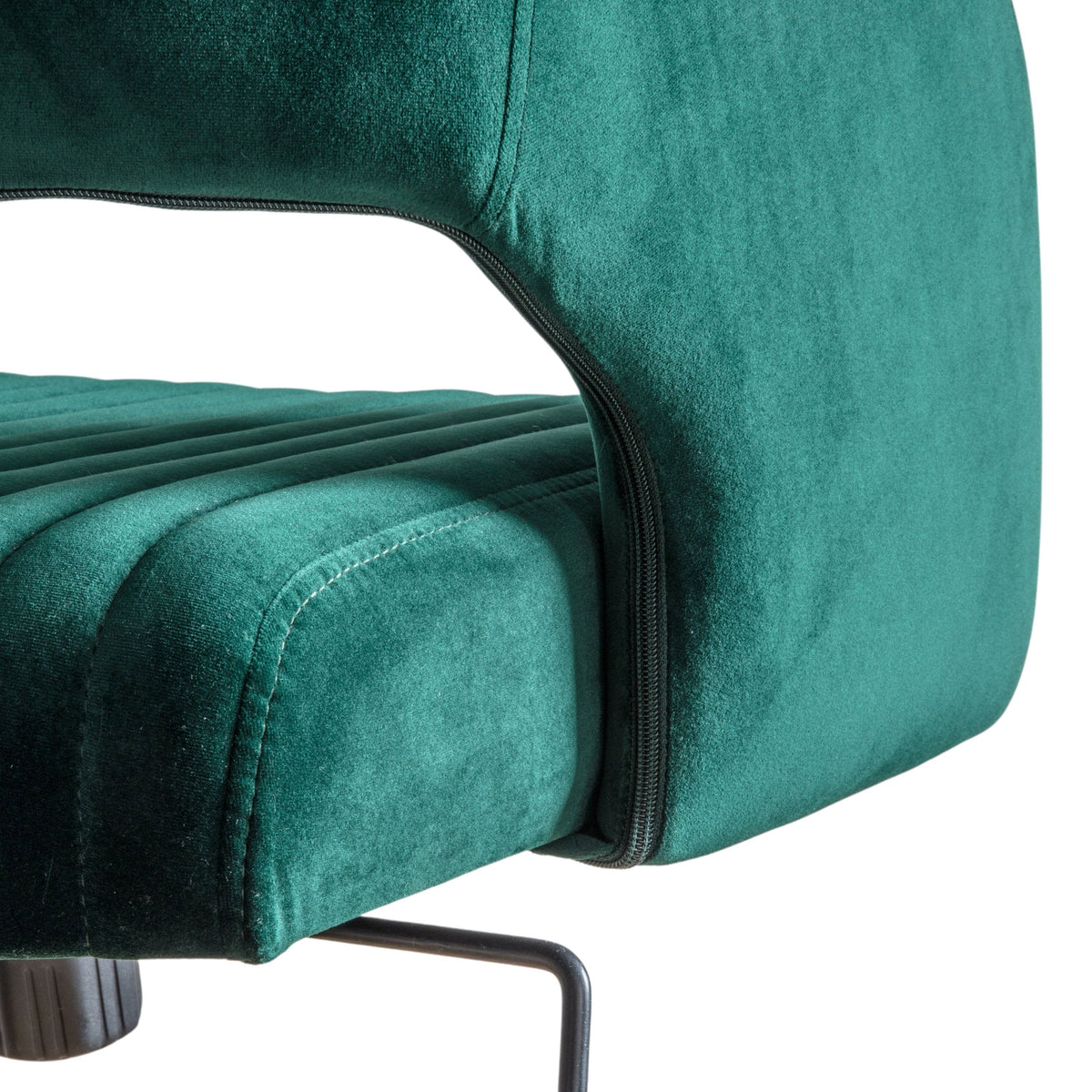 Dunball Swivel Chair Green Velvet.