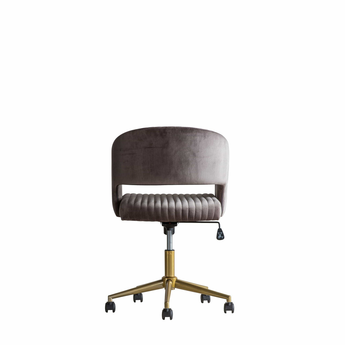 Dunball Swivel Chair Grey Velvet.