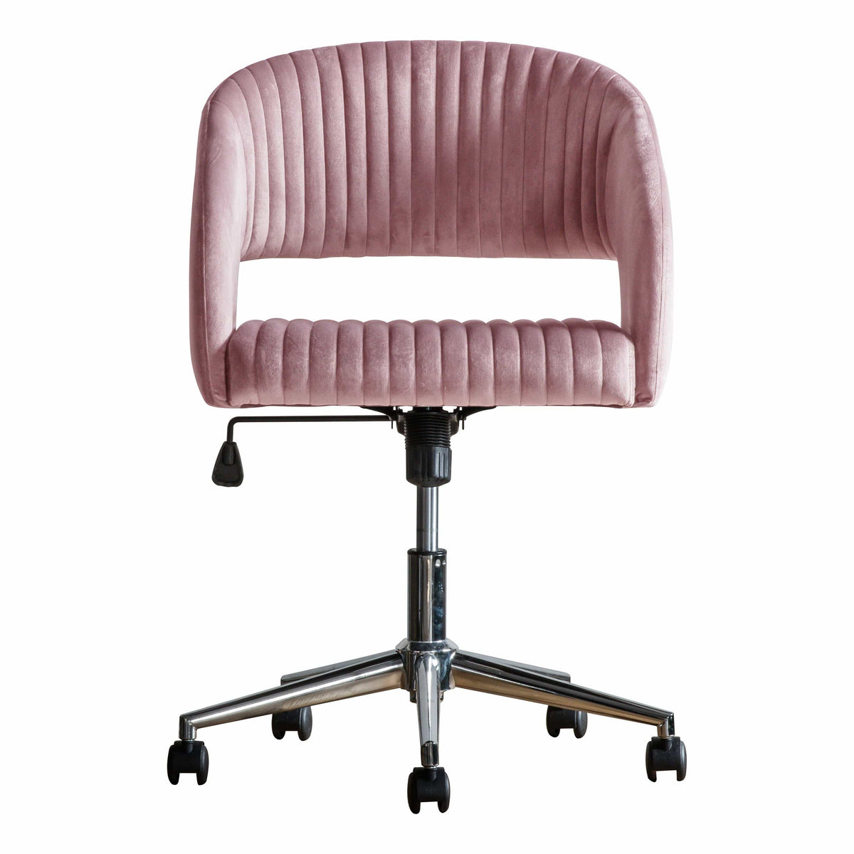 Dunball Swivel Chair Pink Velvet.
