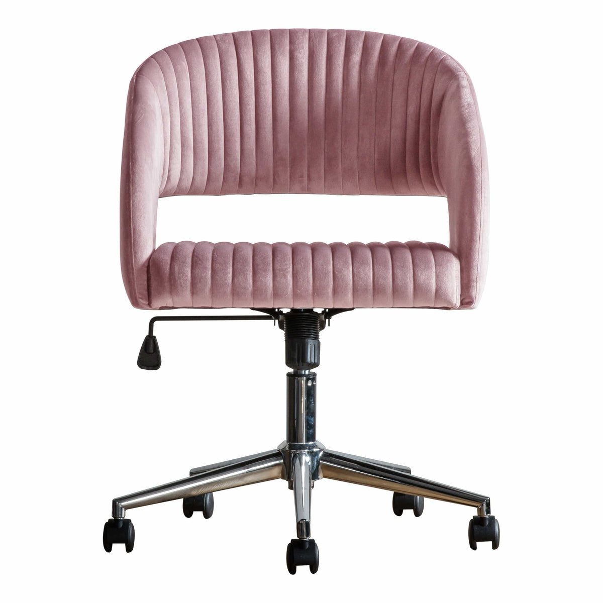 Dunball Swivel Chair Pink Velvet.