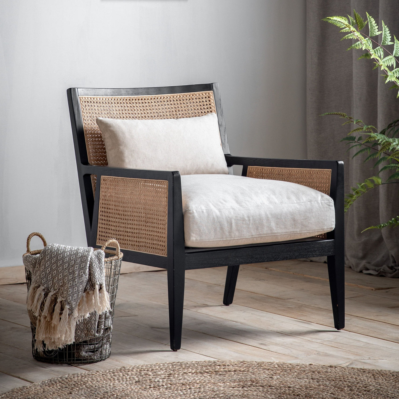 Bodhi Living Dundonald Armchair Cream House of Isabella UK