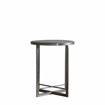 Bodhi Living Dunslea Side Table Silver House of Isabella UK