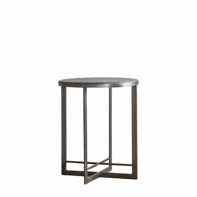 Bodhi Living Dunslea Side Table Silver House of Isabella UK