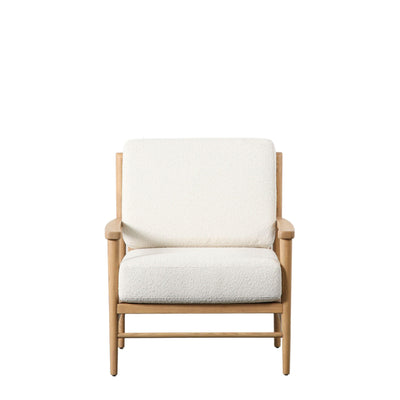 Bodhi Living Eahyde Armchair Cream House of Isabella UK