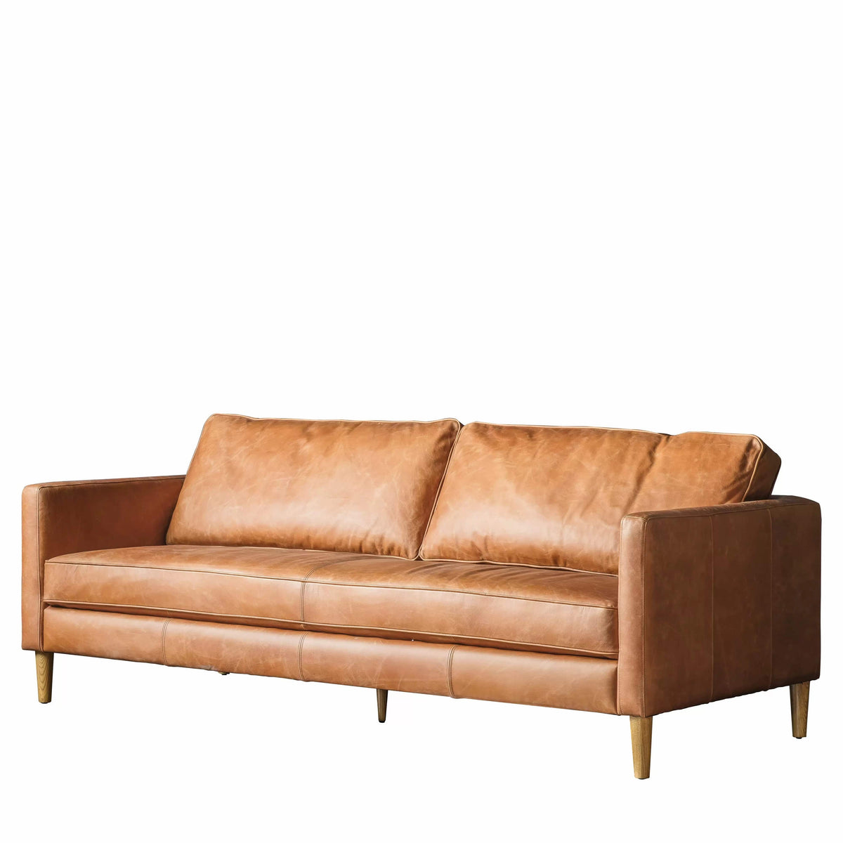 Eastover 2 Seater Sofa Vintage Brown Leather.
