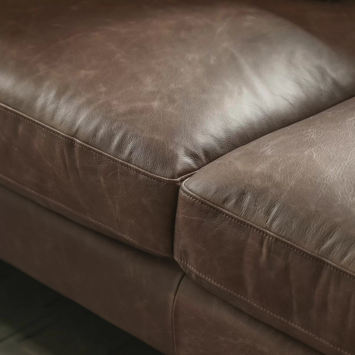Eastover Armchair Vintage Brown Leather.
