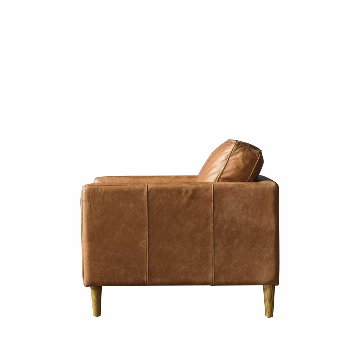 Eastover Armchair Vintage Brown Leather.