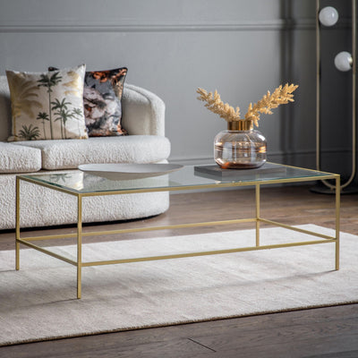 Bodhi Living Furze Coffee Table Champagne House of Isabella UK