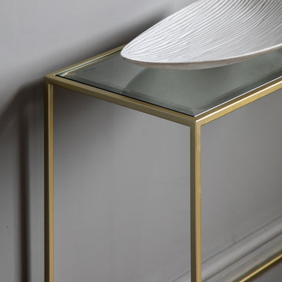 Bodhi Living Furze Console Table Champagne House of Isabella UK