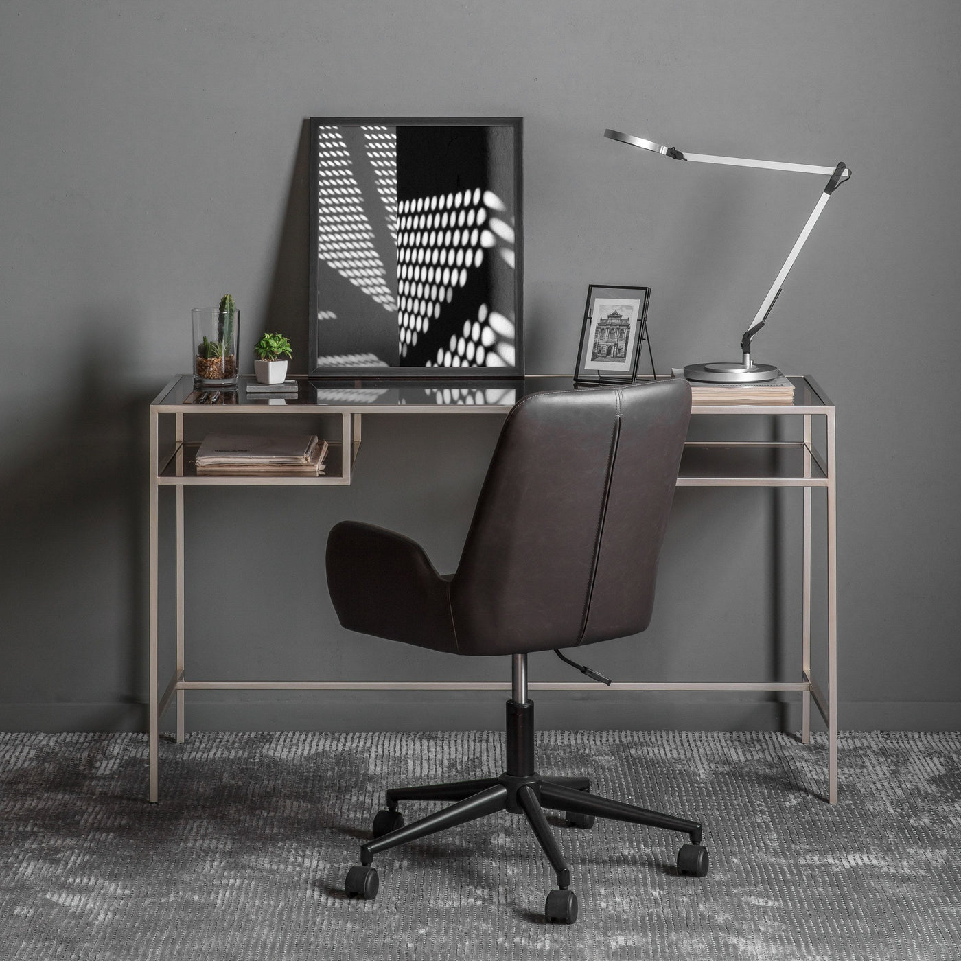 Bodhi Living Furze Desk Silver House of Isabella UK