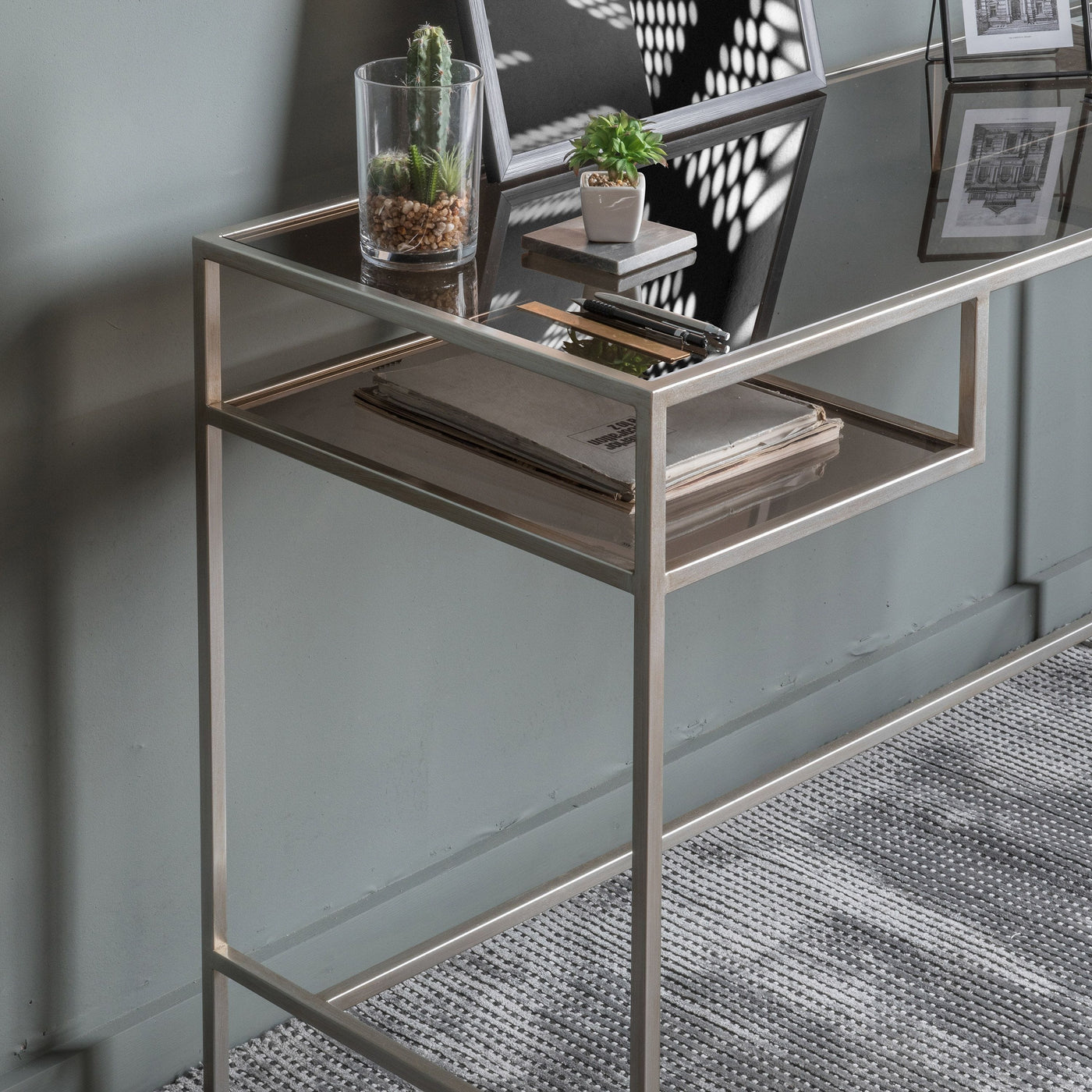 Bodhi Living Furze Desk Silver House of Isabella UK