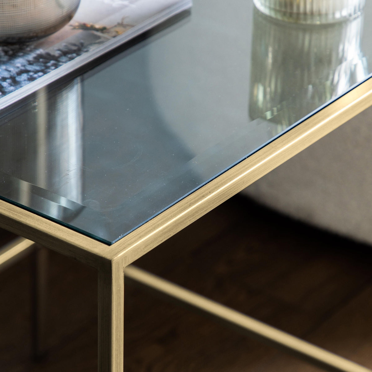 Furze Side Table Champagne.