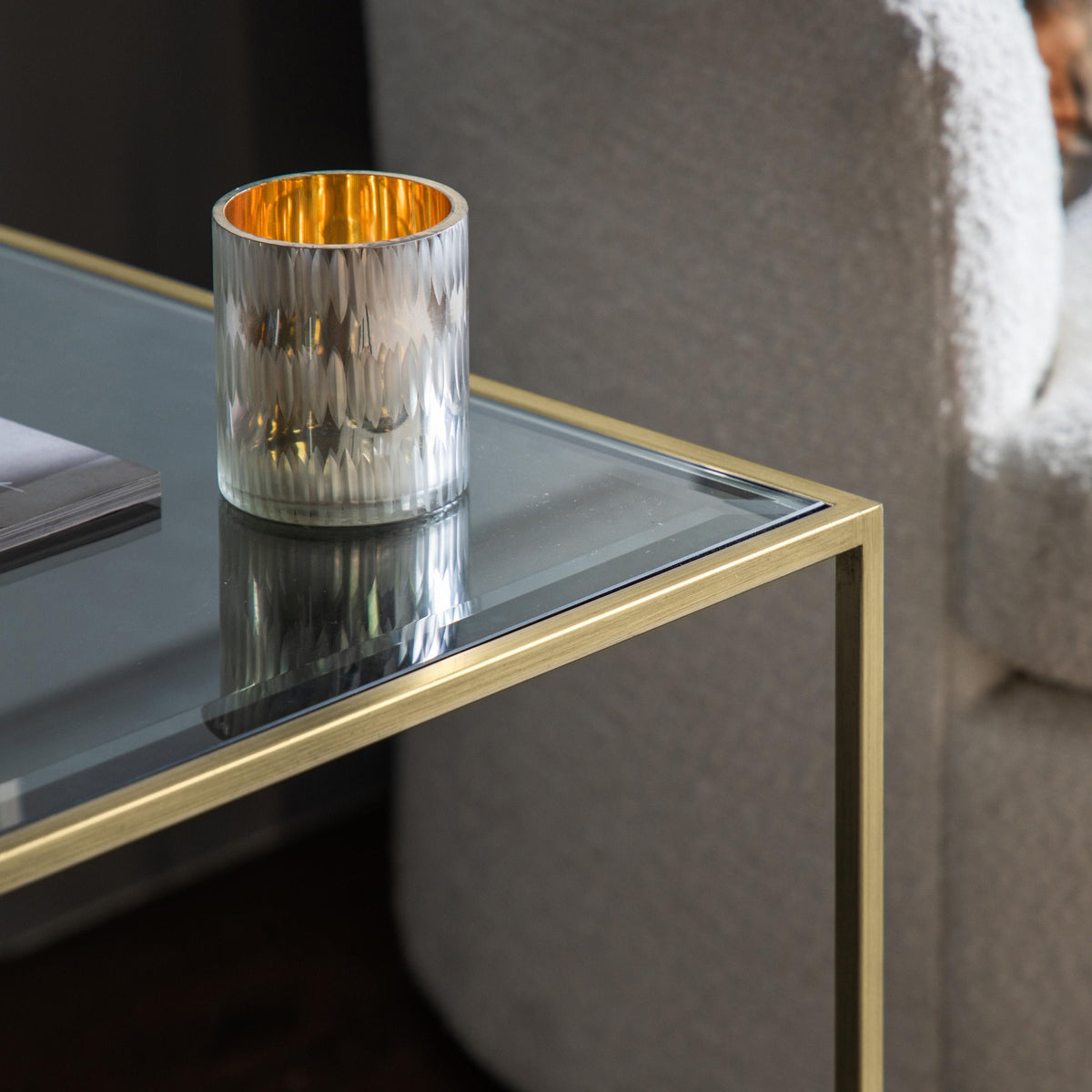 Furze Side Table Champagne.